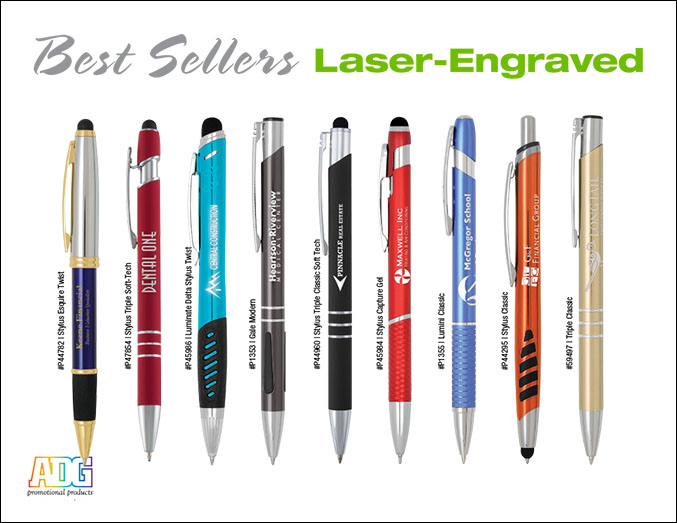 Top Sellers Laser Engraved Writing Instruments